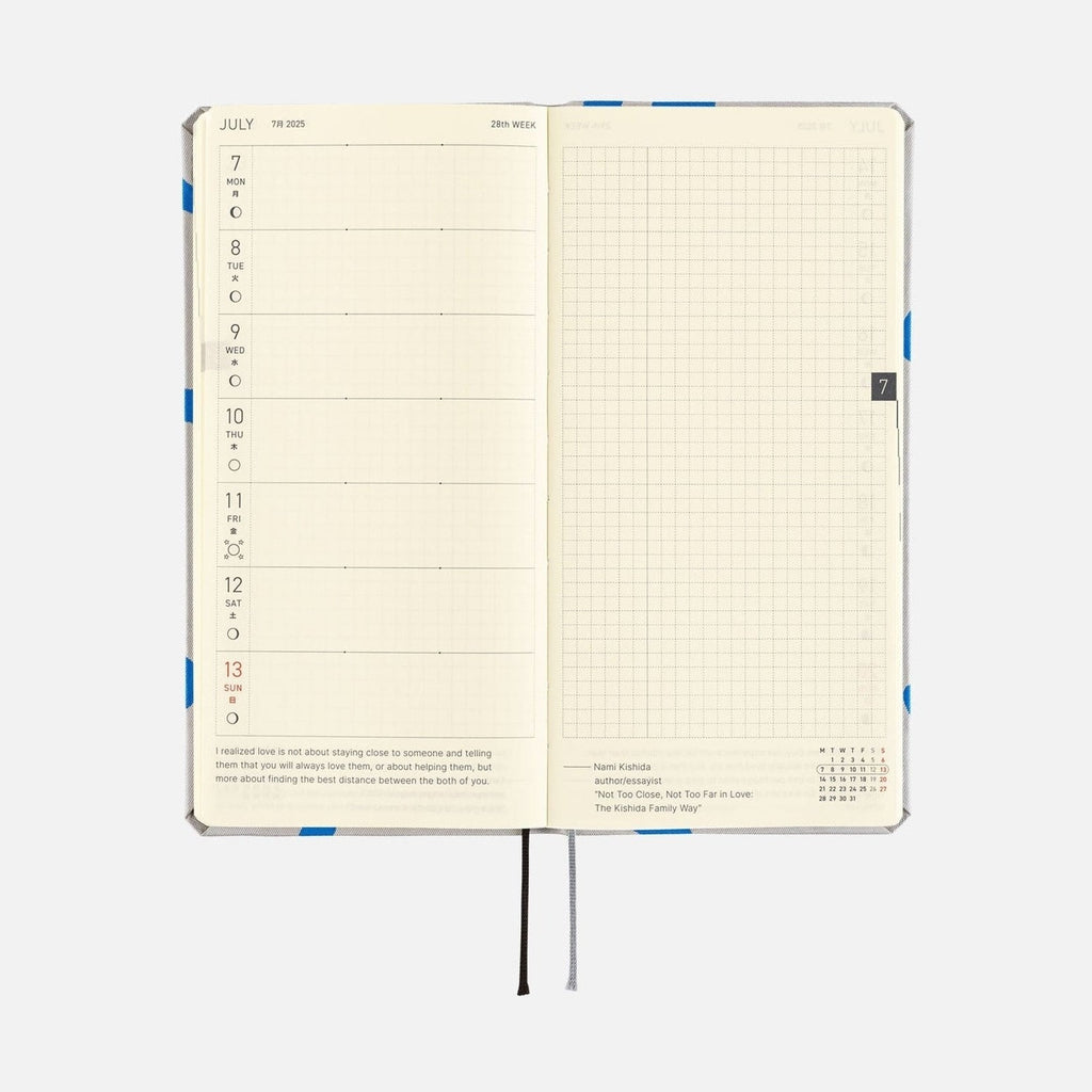 Hobonichi Techo 2025 Weeks - PAMM: Thanks Sea