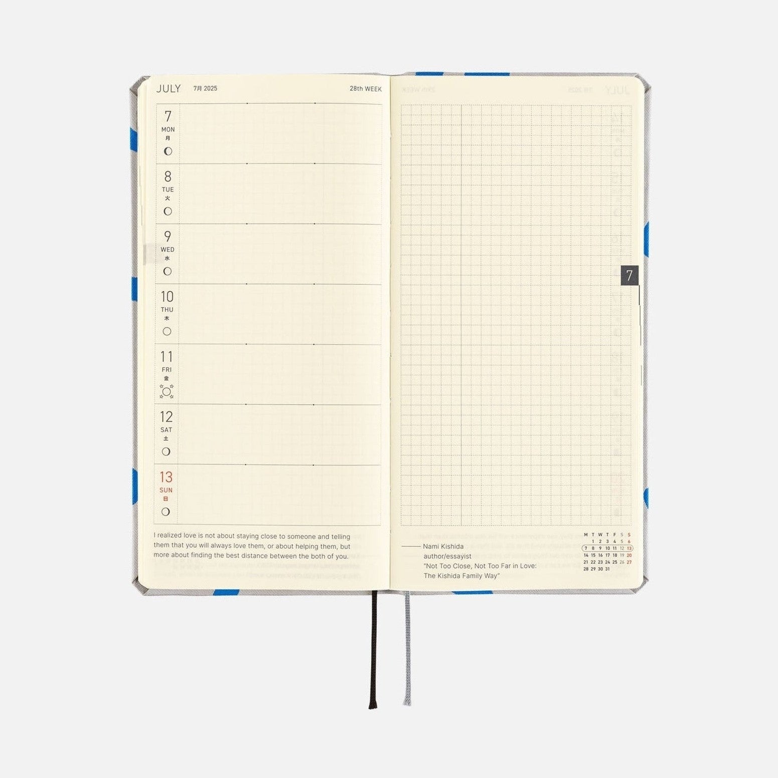 Hobonichi Techo 2025 Weeks - PAMM: Thanks Sea