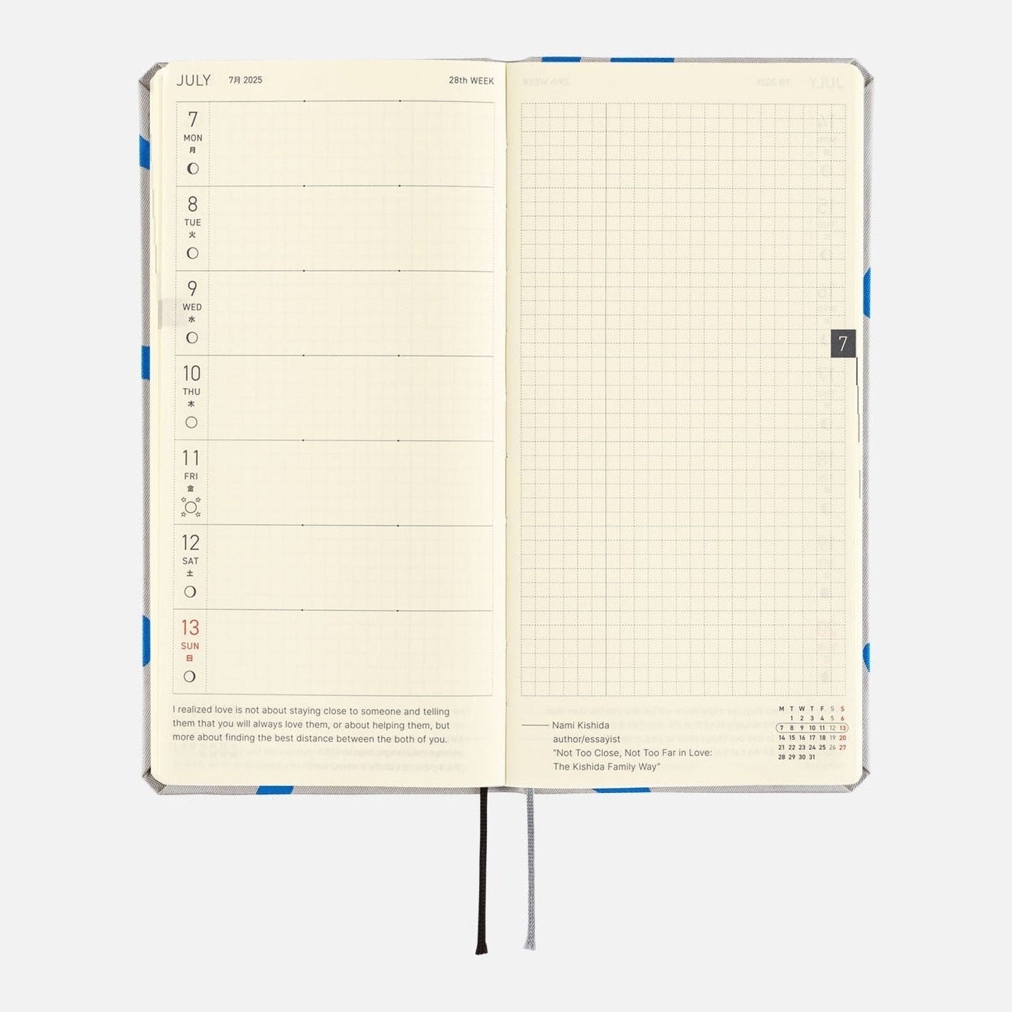 Hobonichi Techo 2025 Weeks - PAMM: Thanks Sea