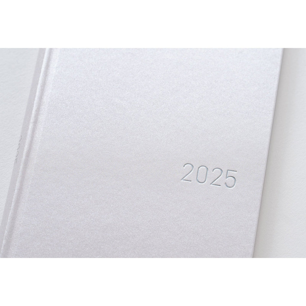 Hobonichi Techo 2025 Weeks - Paper Series: Platinum White