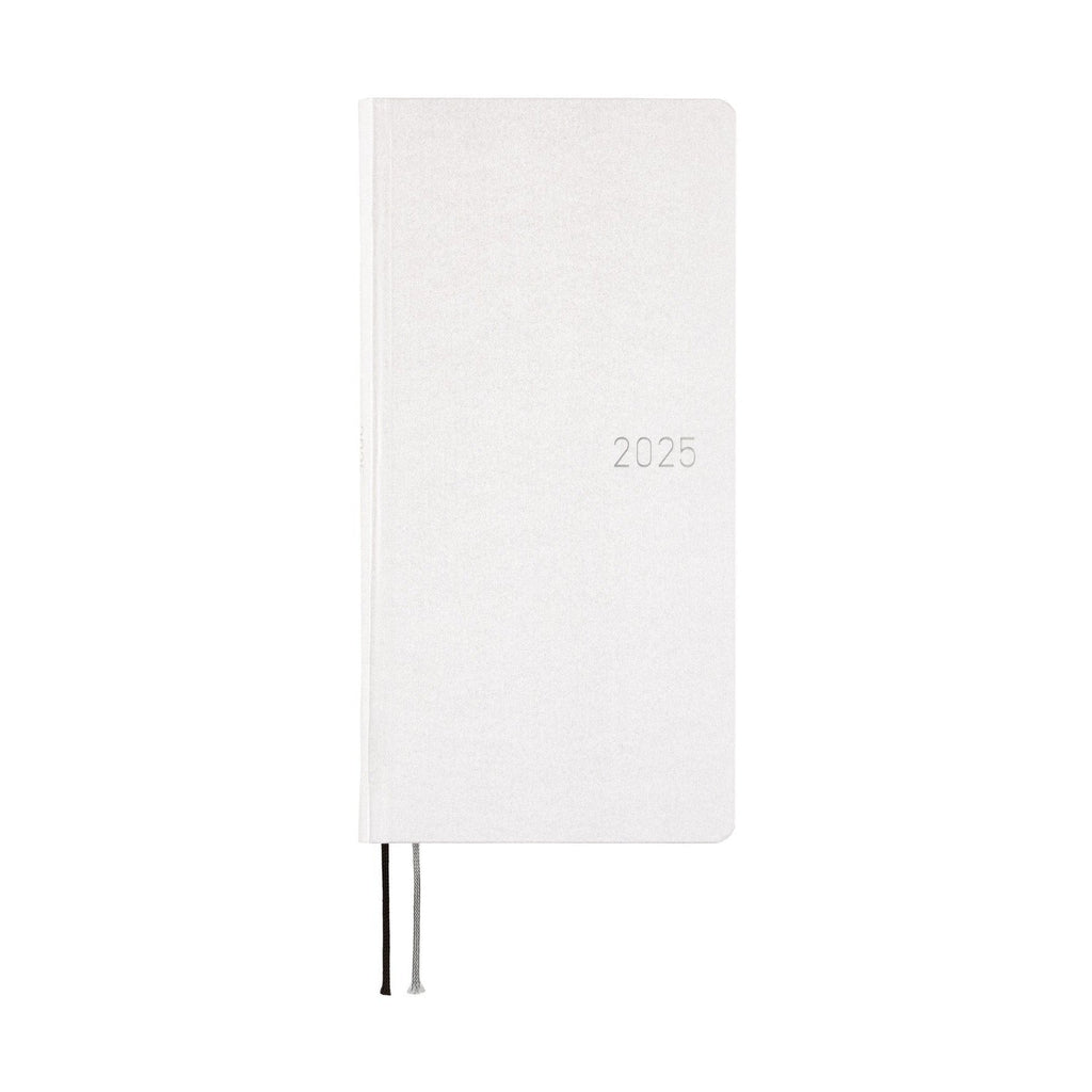 Hobonichi Techo 2025 Weeks - Paper Series: Platinum White