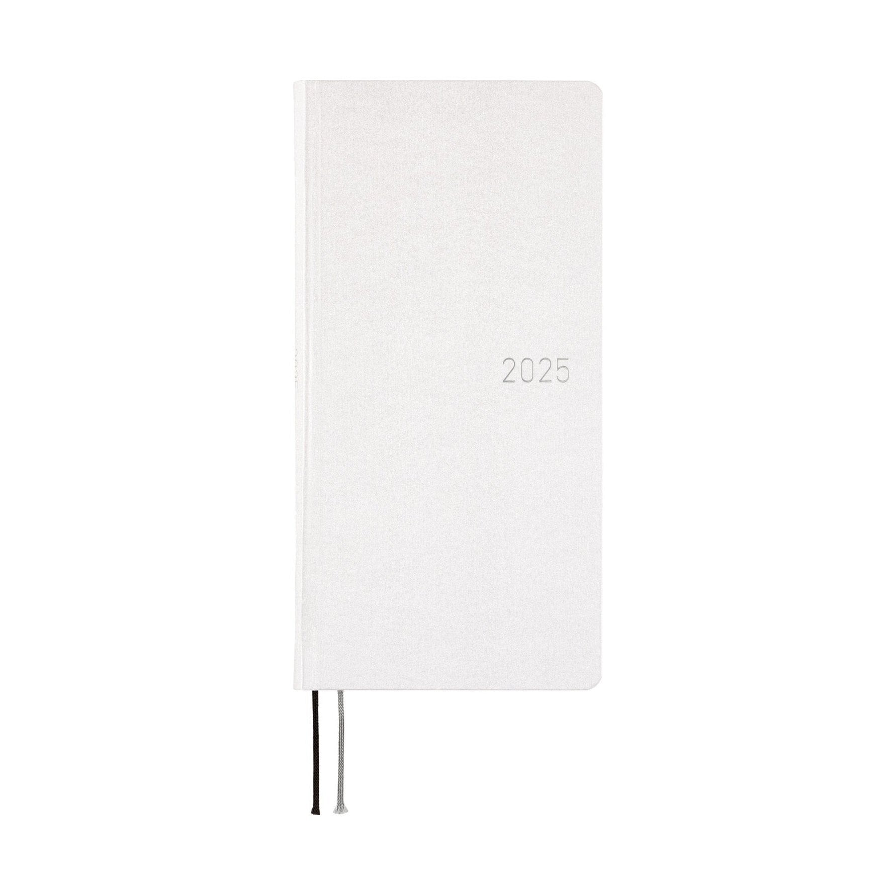 Hobonichi Techo 2025 Weeks - Paper Series: Platinum White