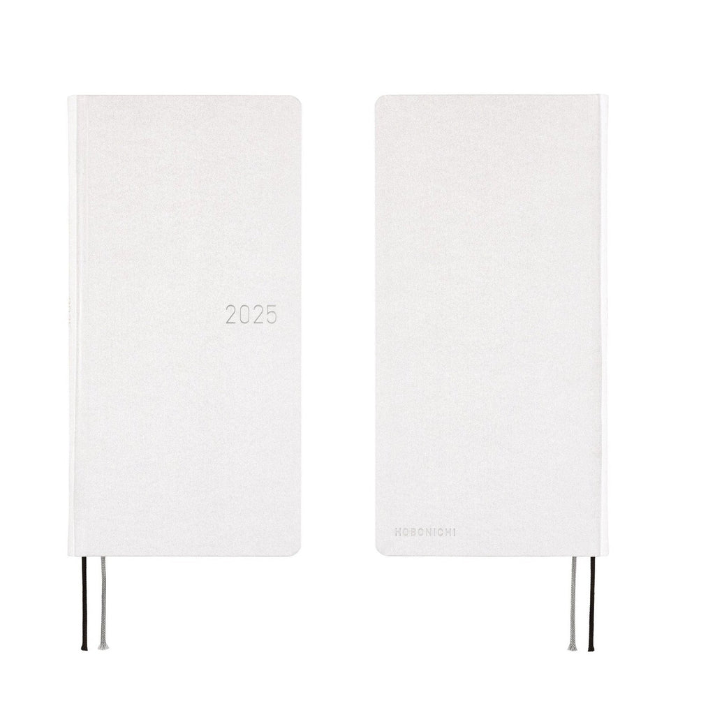 Hobonichi Techo 2025 Weeks - Paper Series: Platinum White