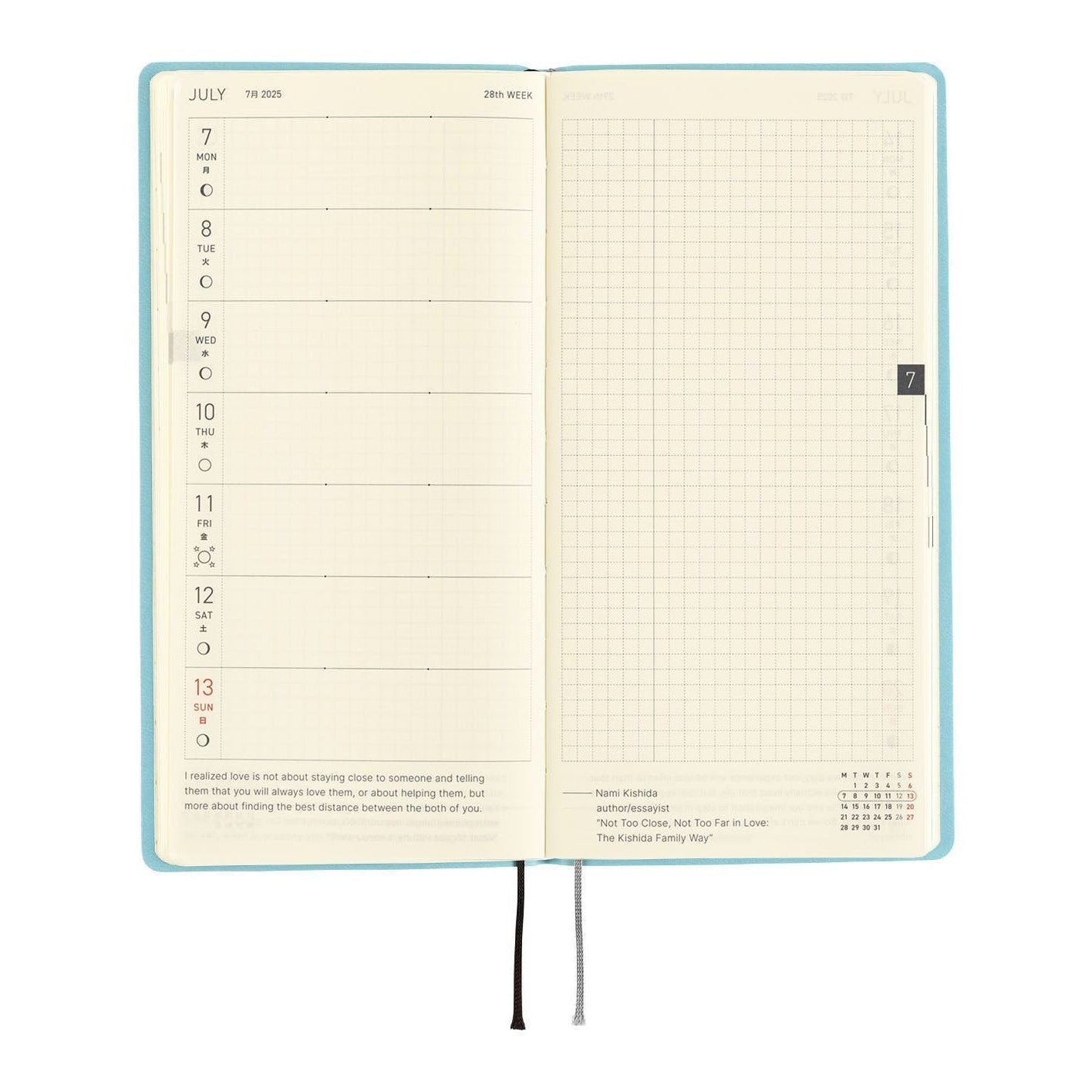 Hobonichi Techo 2025 Weeks - Smooth: Vanilla Soda