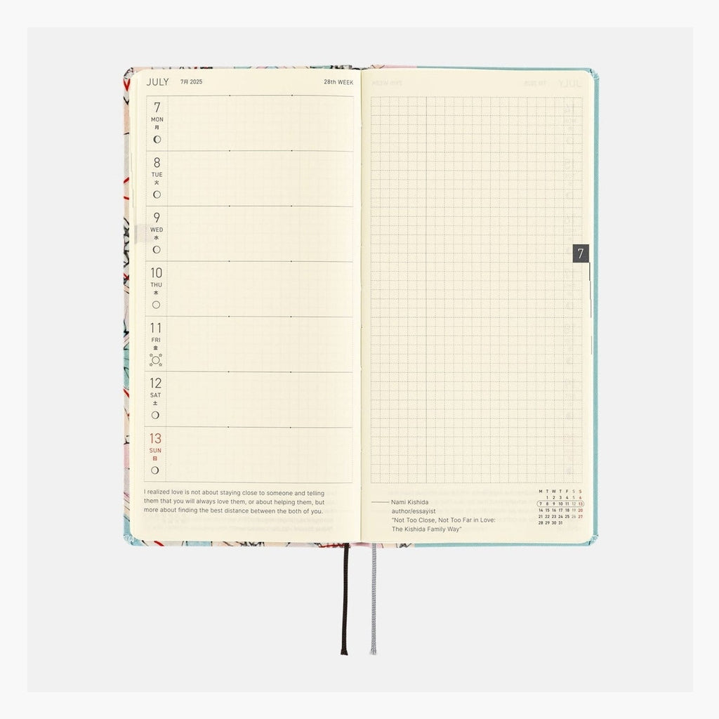 Hobonichi Techo 2025 Weeks - Unsodo: Bijutsukai Tanabata Decorations