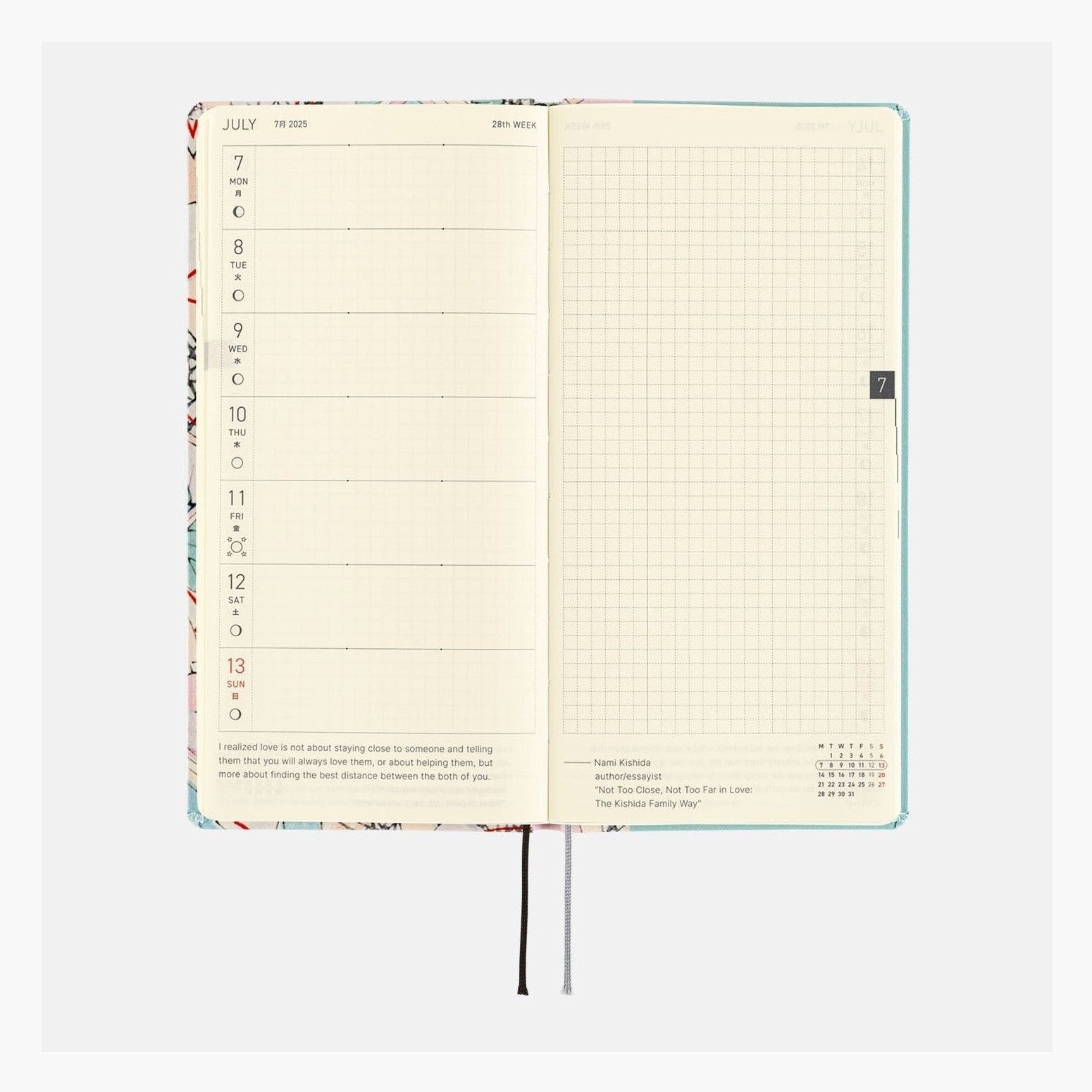 Hobonichi Techo 2025 Weeks - Unsodo: Bijutsukai Tanabata Decorations