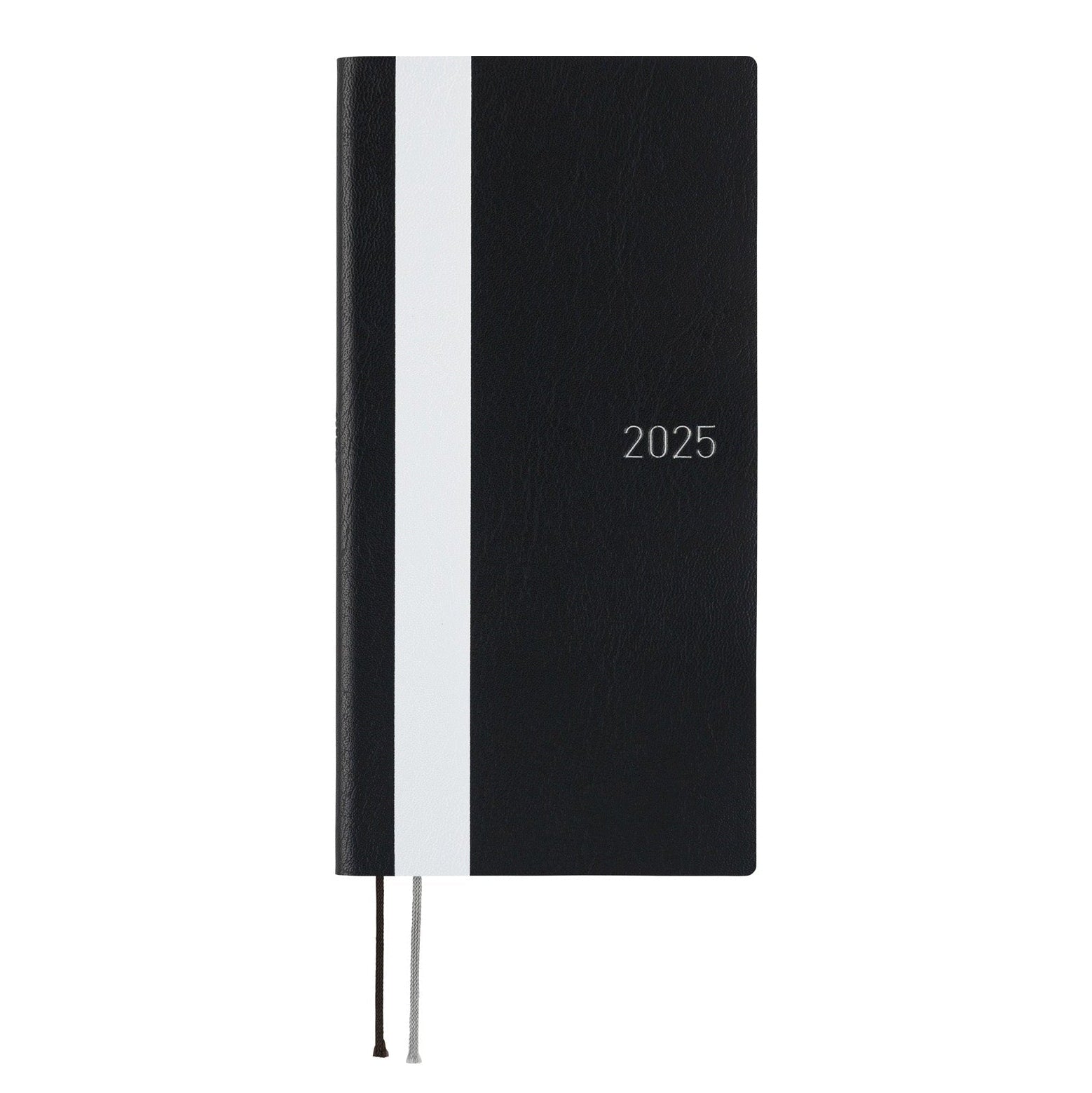 Hobonichi Techo 2025 Weeks - White Line: Black