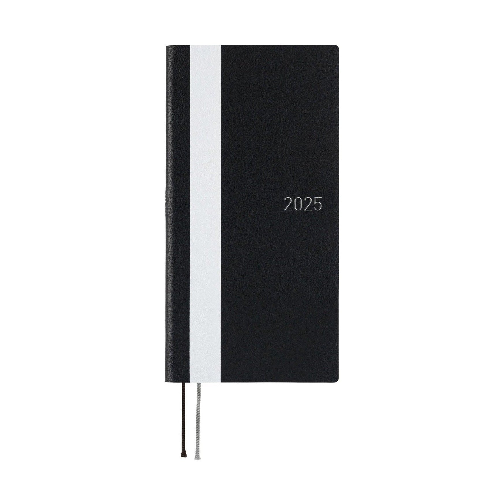 Hobonichi Techo 2025 Weeks - White Line: Black