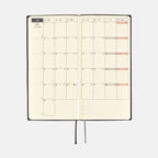 Hobonichi Techo 2025 Weeks - White Line: Black