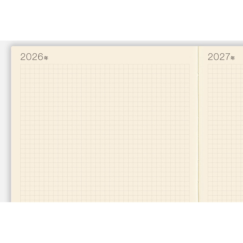 Hobonichi Techo 2026 A5 5-Year Book - Large Hobonichi 5-Year Techo Japanese Book 2026-2030