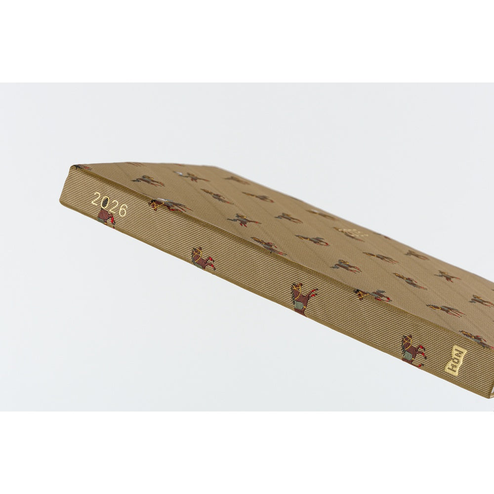 Hobonichi Techo 2026 A5 HON ENG - Bow & Tie: Galloping Horses