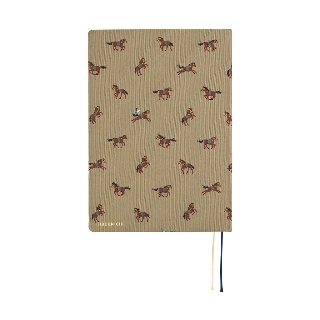 Hobonichi Techo 2026 A5 HON ENG - Bow & Tie: Galloping Horses