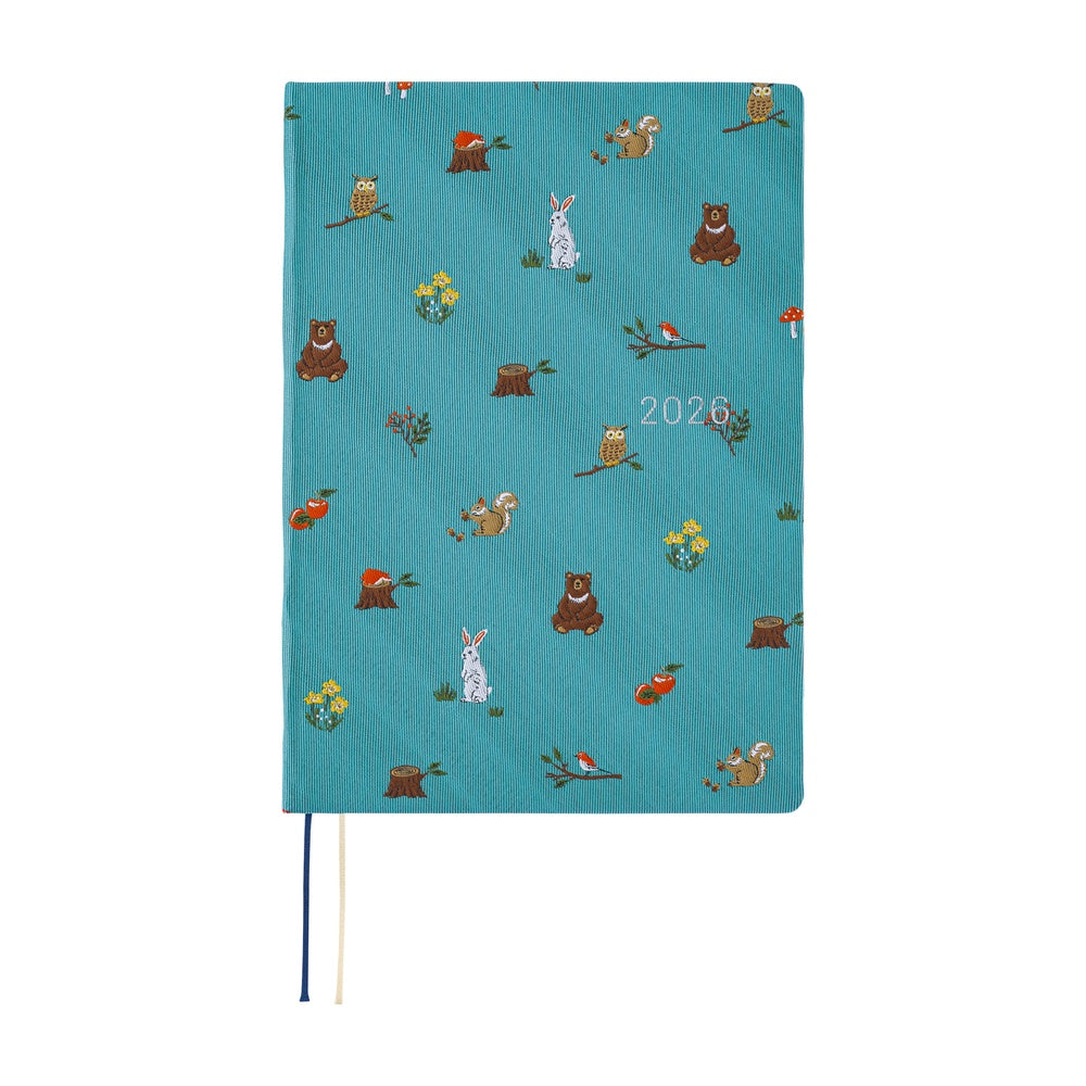 Hobonichi Techo 2026 A5 HON ENG - Bow & Tie: In the Forest