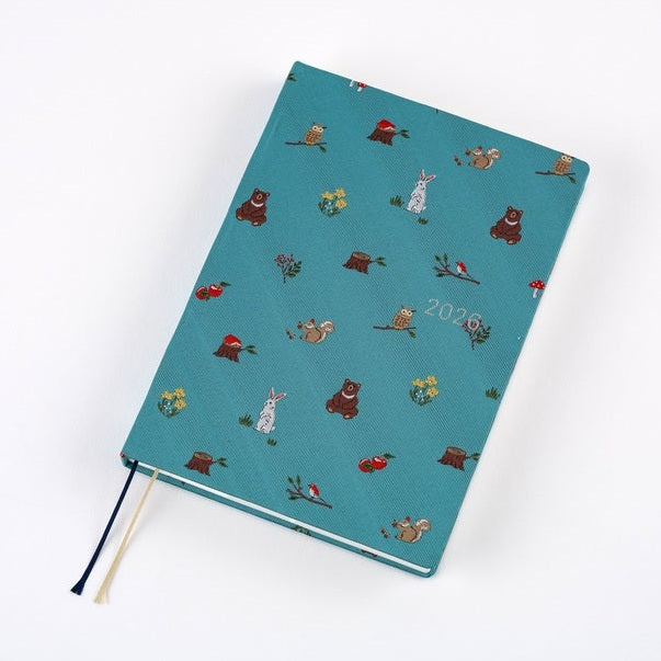 Hobonichi Techo 2026 A5 HON ENG - Bow & Tie: In the Forest