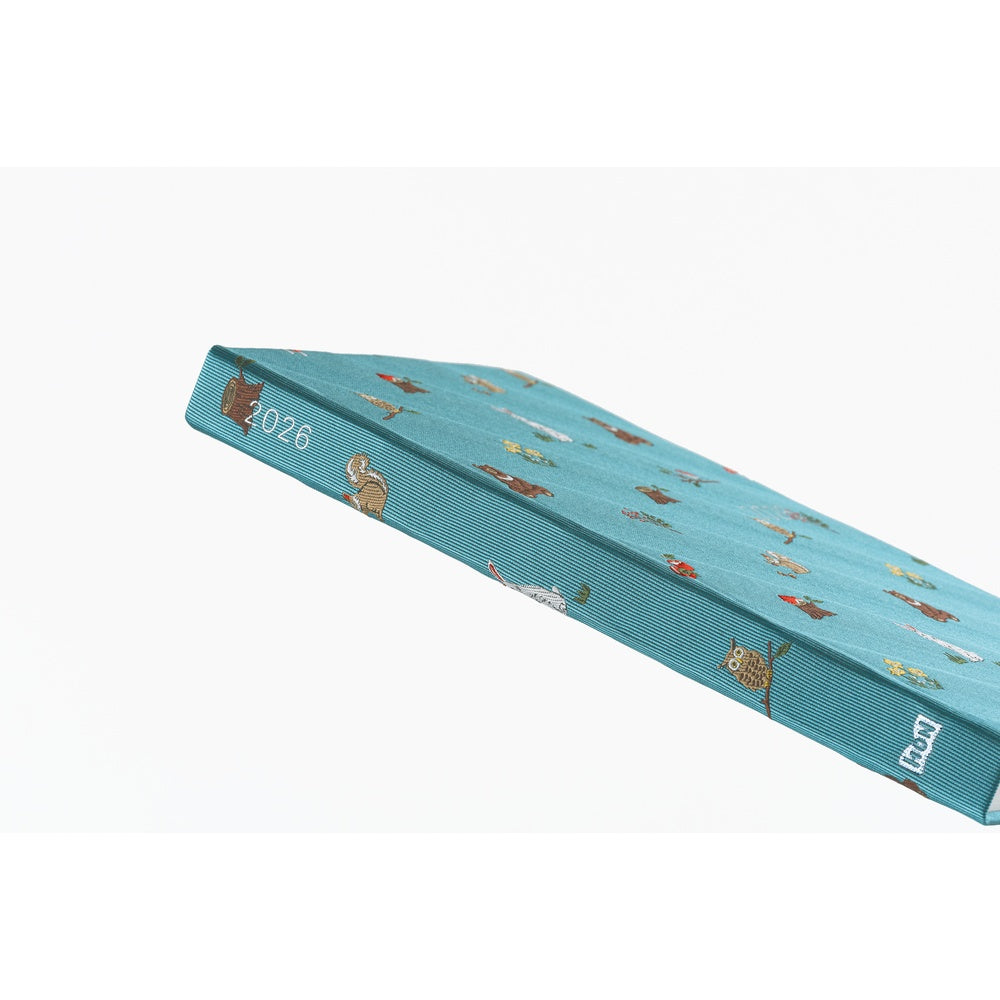 Hobonichi Techo 2026 A5 HON ENG - Bow & Tie: In the Forest
