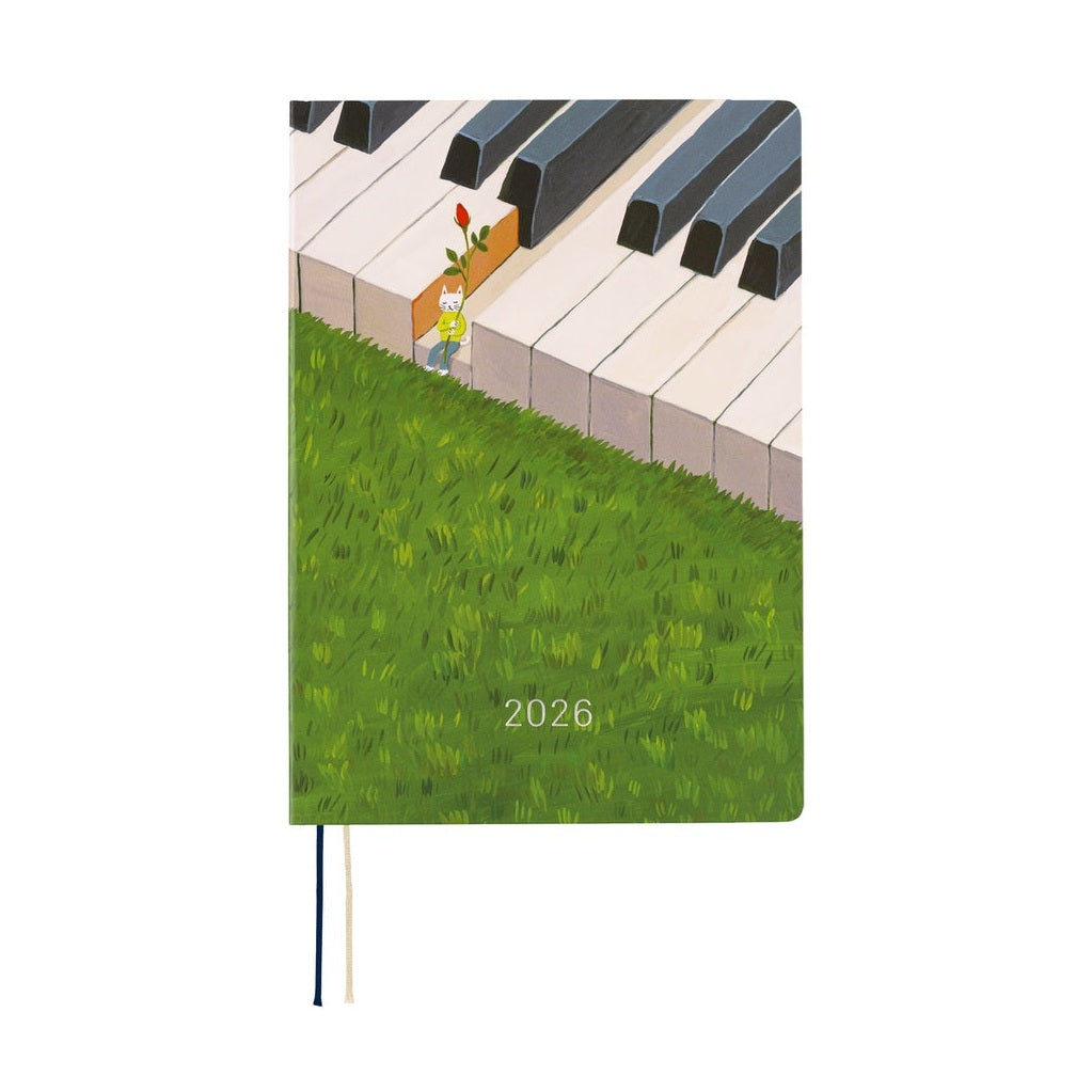 Hobonichi Techo 2026 A5 HON ENG - Hiroko Kubota: Waiting on the Chord