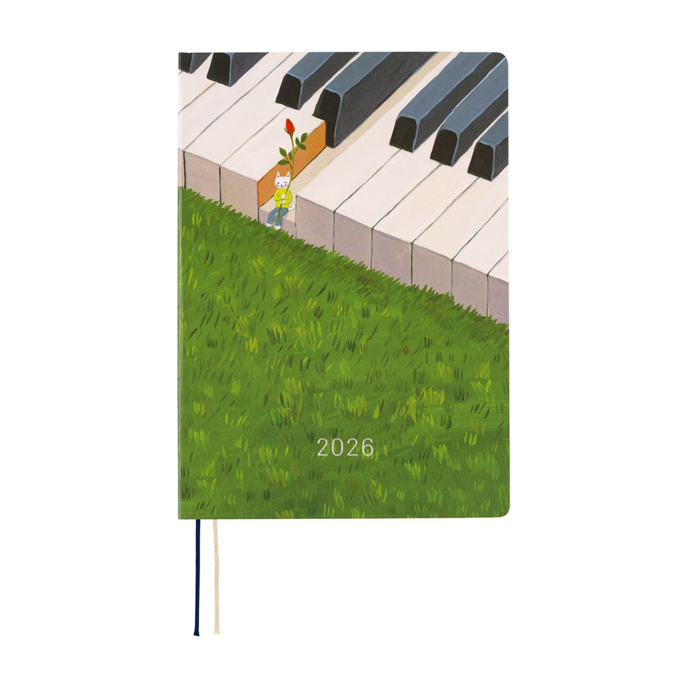Hobonichi Techo 2026 A5 HON ENG - Hiroko Kubota: Waiting on the Chord