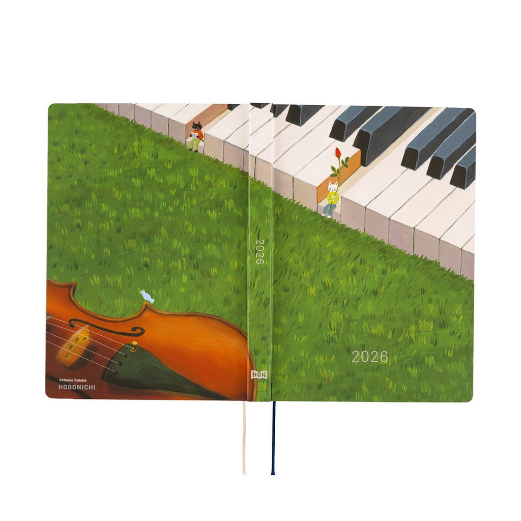 Hobonichi Techo 2026 A5 HON ENG - Hiroko Kubota: Waiting on the Chord