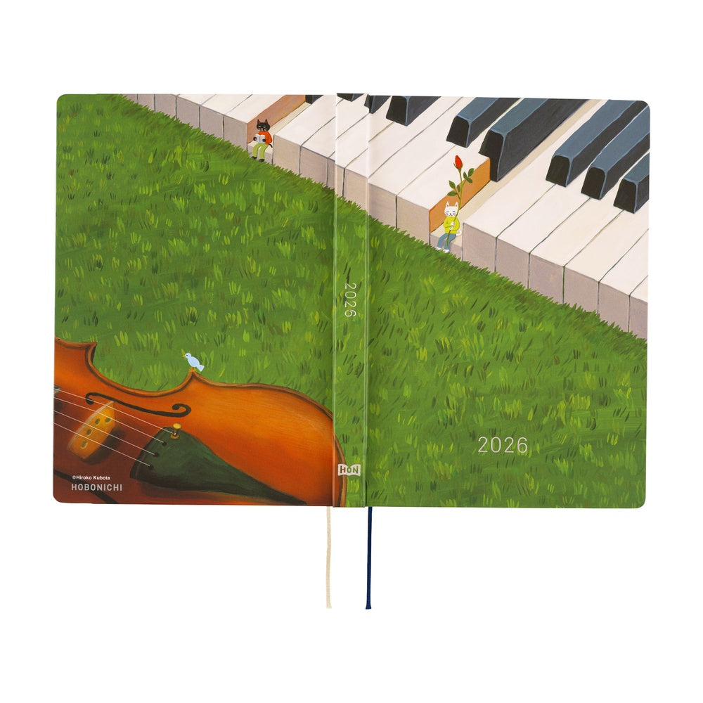 Hobonichi Techo 2026 A5 HON ENG - Hiroko Kubota: Waiting on the Chord