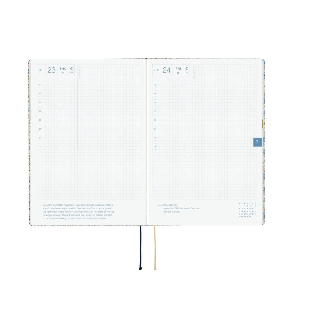Hobonichi Techo 2026 A5 HON ENG - Liberty Fabrics: Sasha Kiora