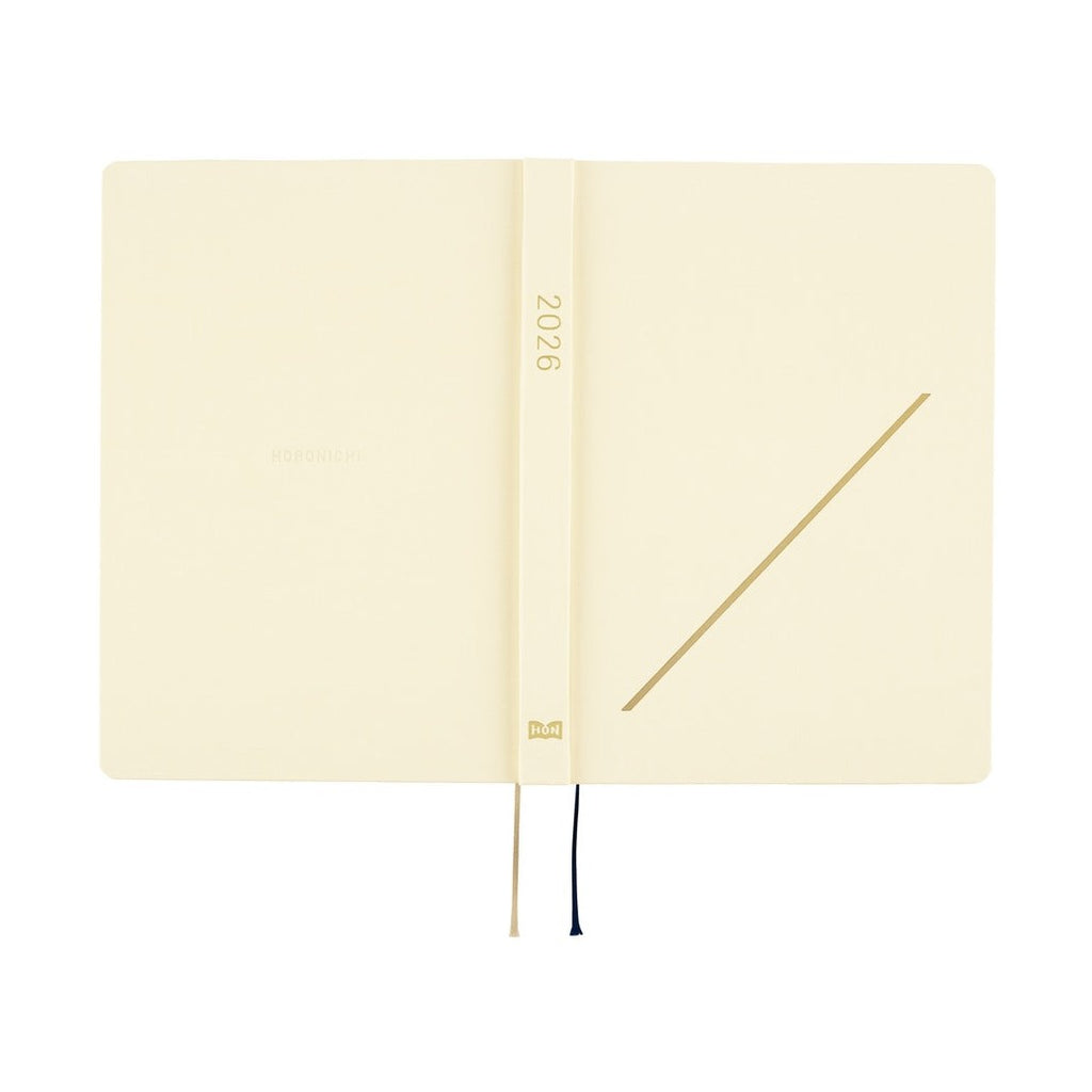 Hobonichi Techo 2026 A5 HON ENG - Slash Ivory