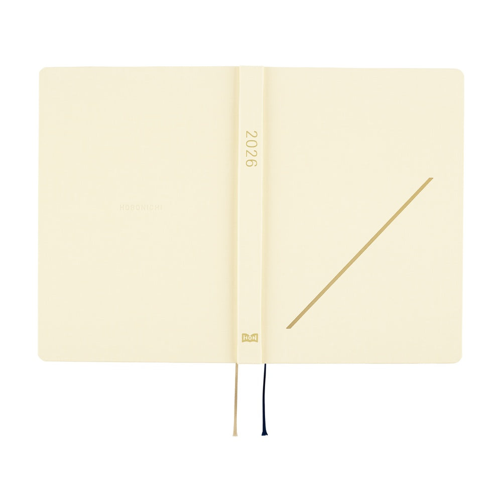 Hobonichi Techo 2026 A5 HON ENG - Slash Ivory
