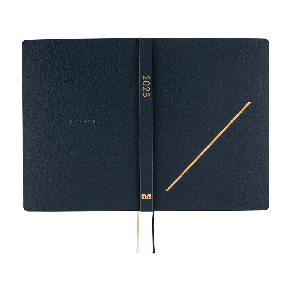 Hobonichi Techo 2026 A5 HON ENG - Slash Navy