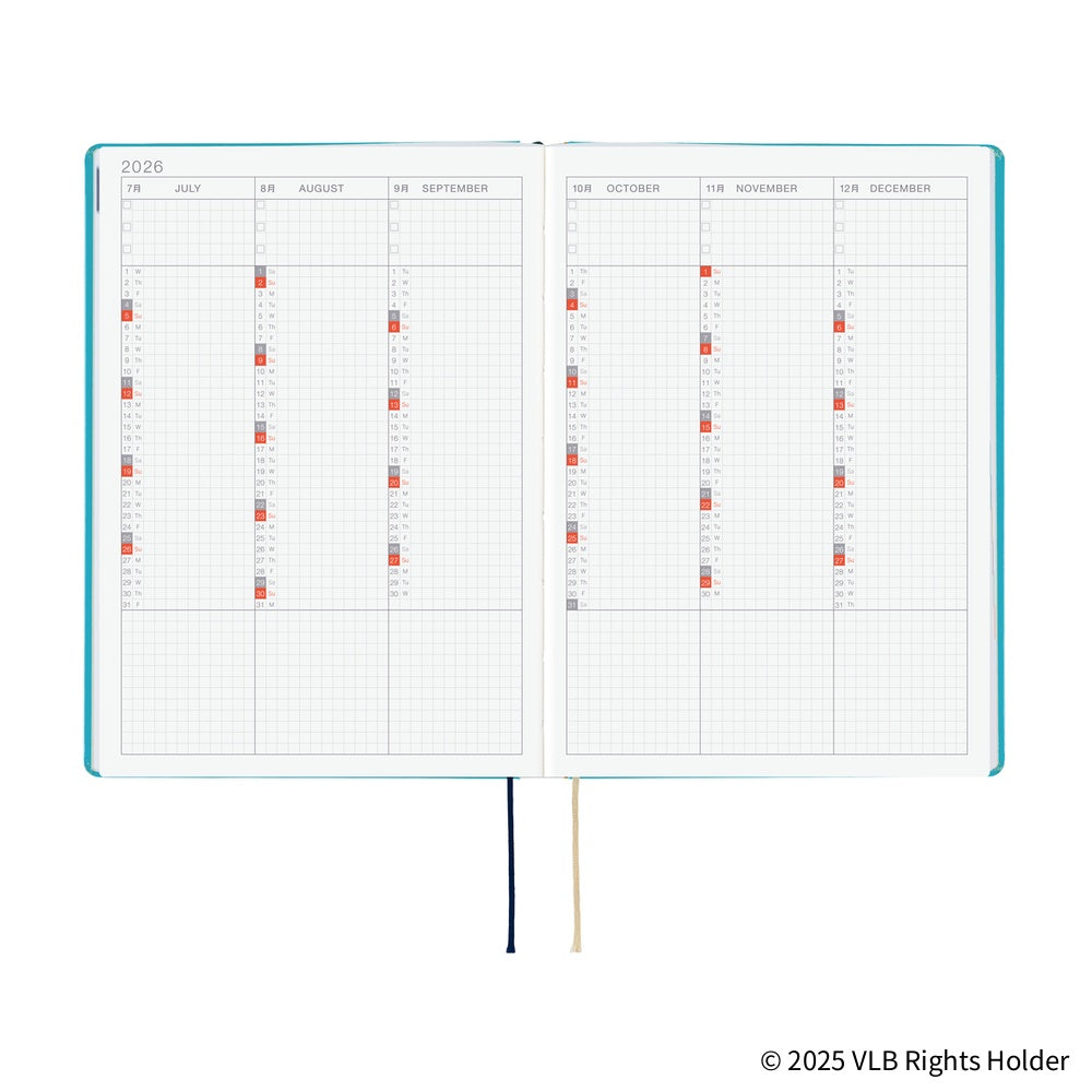 Hobonichi Techo 2026 A5 HON ENG - Virginia Lee Burton: The Little House