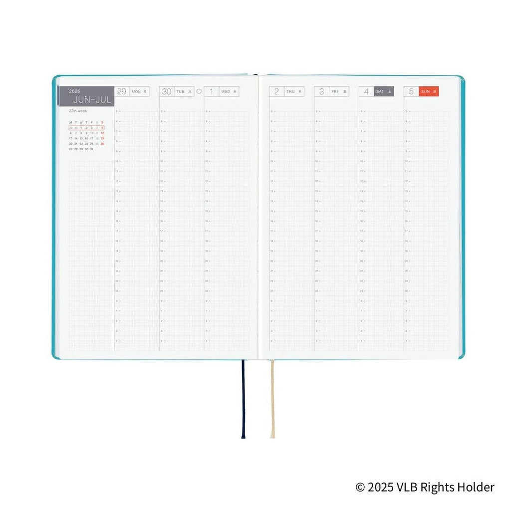 Hobonichi Techo 2026 A5 HON ENG - Virginia Lee Burton: The Little House