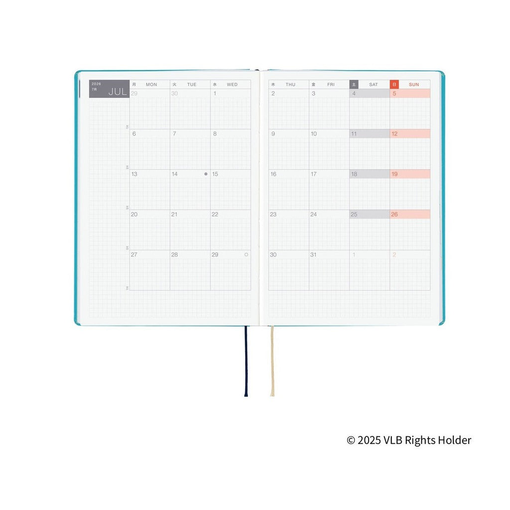 Hobonichi Techo 2026 A5 HON ENG - Virginia Lee Burton: The Little House