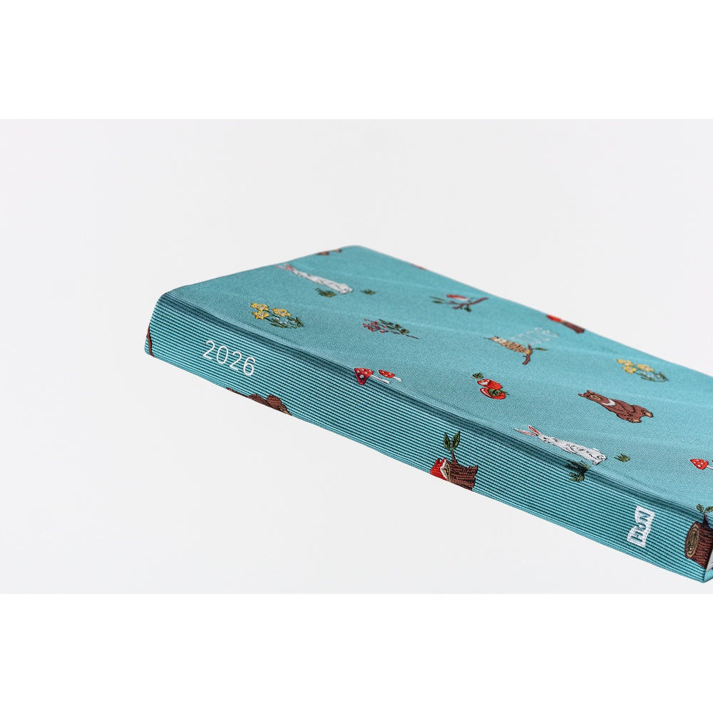Hobonichi Techo 2026 A6 HON ENG - Bow & Tie: In the Forest