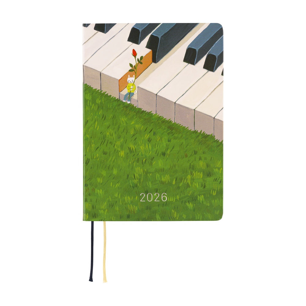 Hobonichi Techo 2026 A6 HON ENG - Hiroko Kubota: Waiting on the Chord