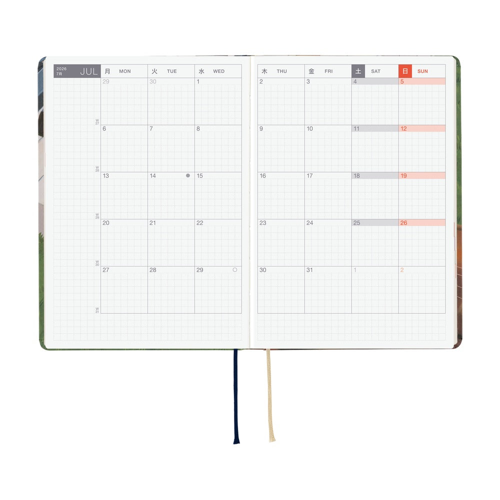 Hobonichi Techo 2026 A6 HON ENG - Hiroko Kubota: Waiting on the Chord