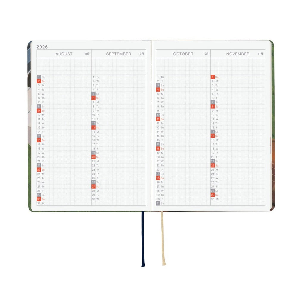 Hobonichi Techo 2026 A6 HON ENG - Hiroko Kubota: Waiting on the Chord