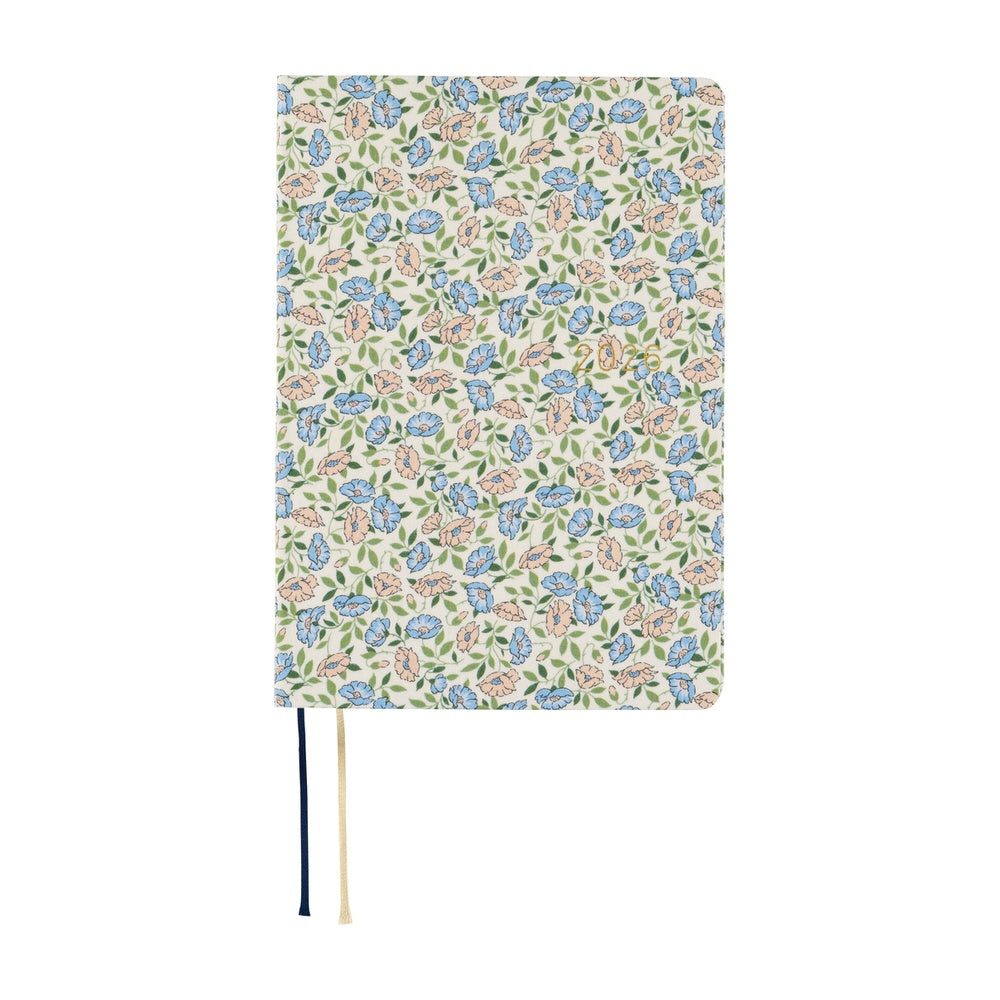 Hobonichi Techo 2026 A6 HON ENG - Liberty Fabrics: Sasha Kiora