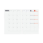 Hobonichi Techo 2026 A6 HON ENG - Paper Series: Black Gingham