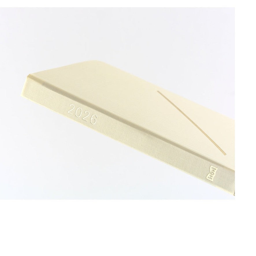 Hobonichi Techo 2026 A6 HON ENG - Slash Ivory