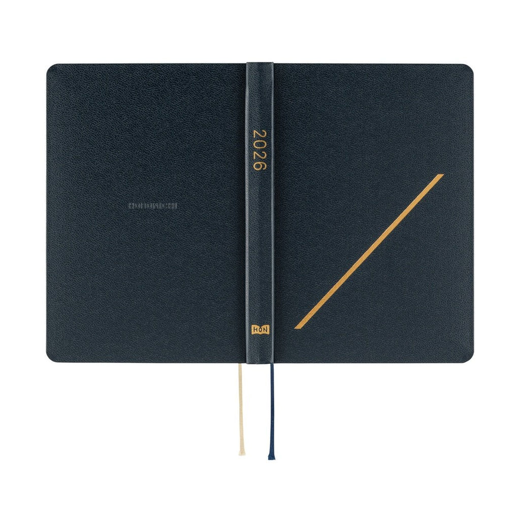 Hobonichi Techo 2026 A6 HON ENG - Slash Navy