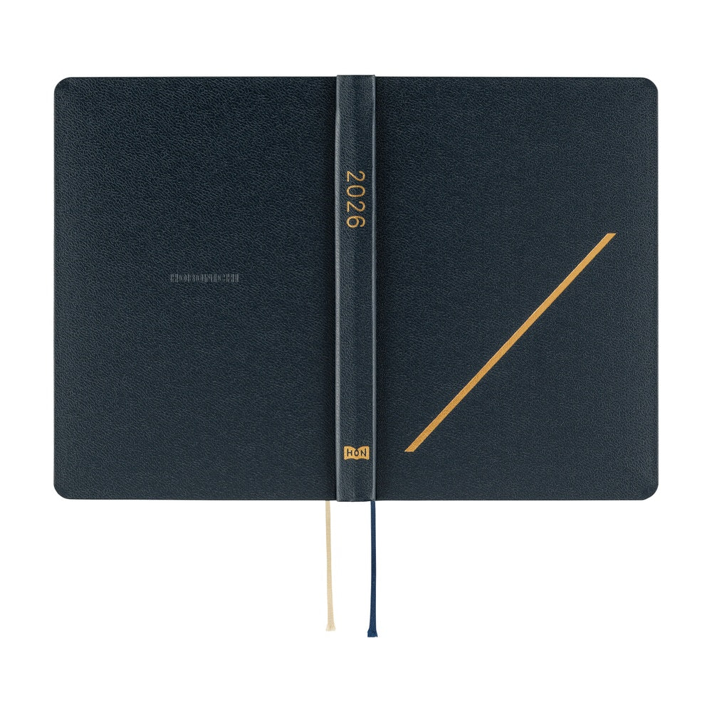 Hobonichi Techo 2026 A6 HON ENG - Slash Navy