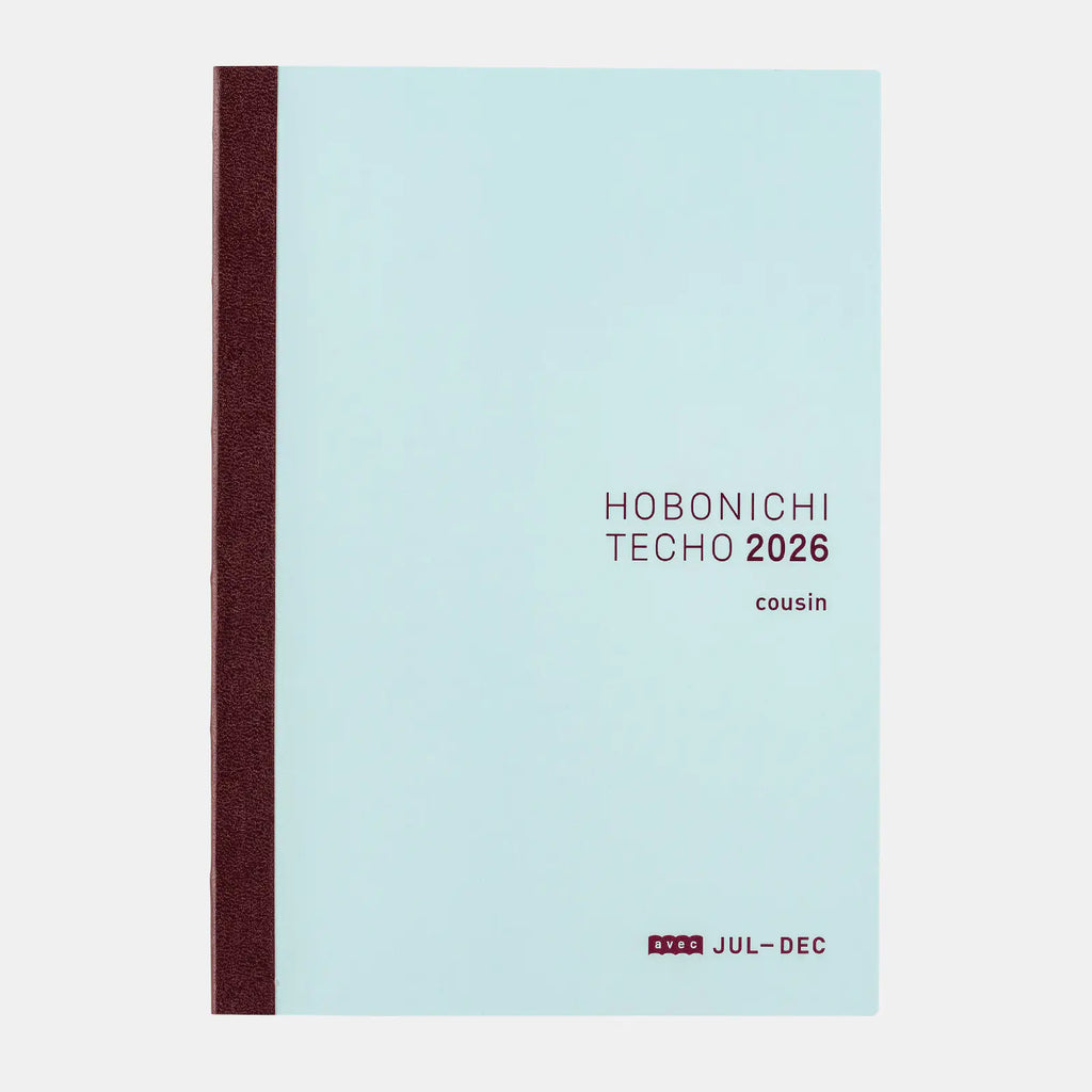 Hobonichi Techo 2026 Cousin Avec Book 2 [JPN/A5/Jul Start/Mon Start/6-Month]