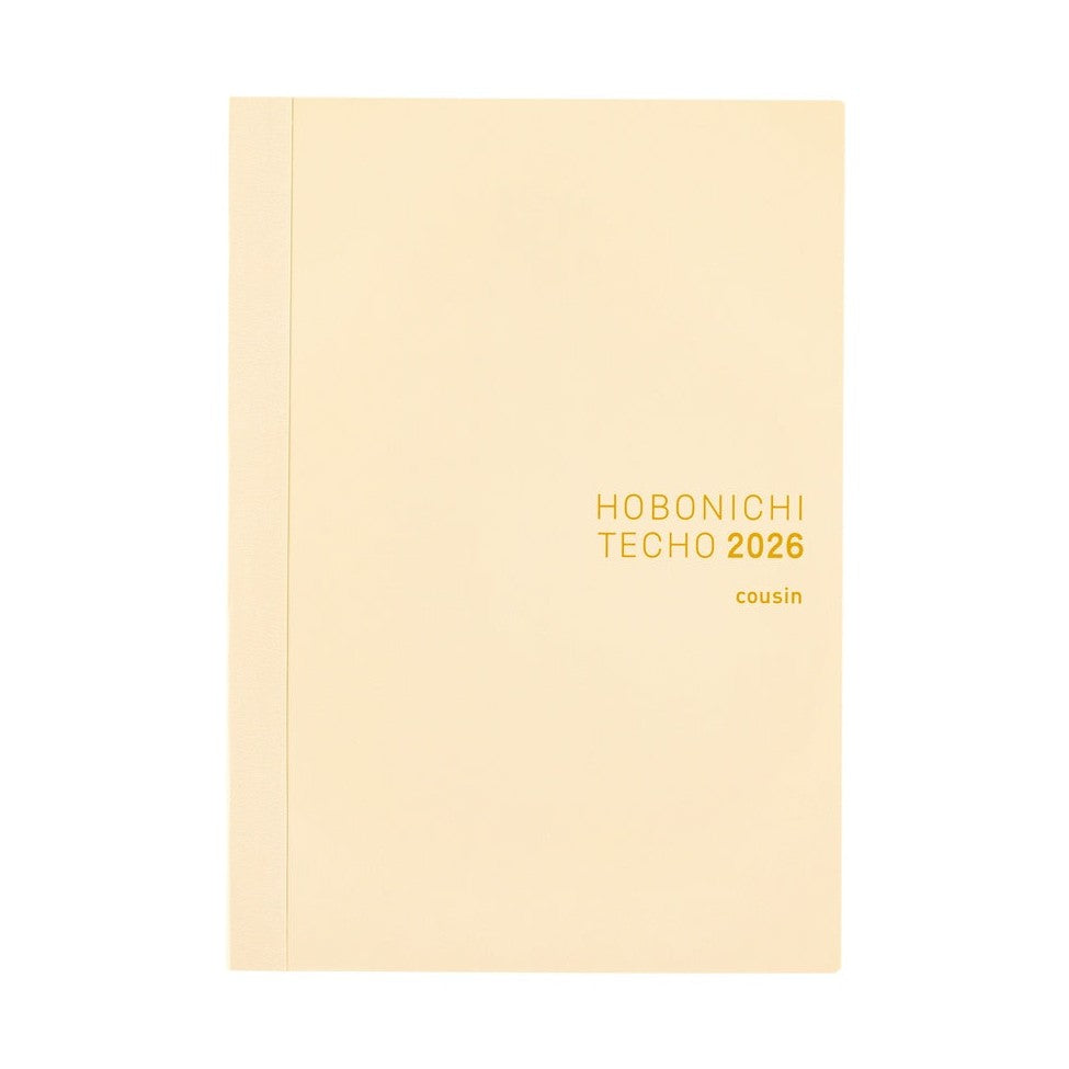 Hobonichi Techo 2026 Cousin Book - A5 size/Daily/Jan start/Mon start - English
