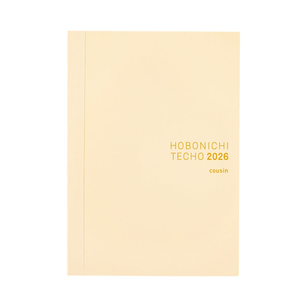 Hobonichi Techo 2026 Cousin Book - A5 size/Daily/Jan start/Mon start - English
