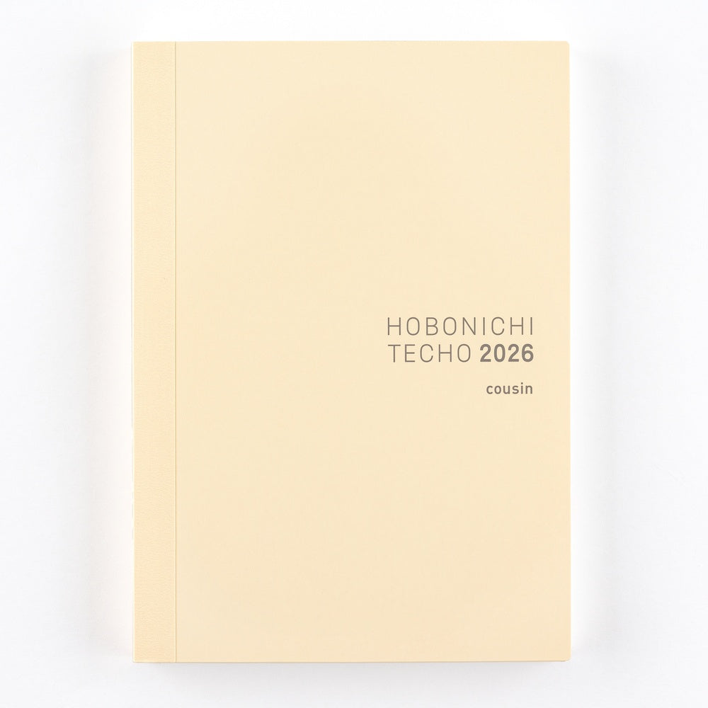 Hobonichi Techo 2026 Cousin Book - A5 size/Daily/Jan start/Mon start - Japanese