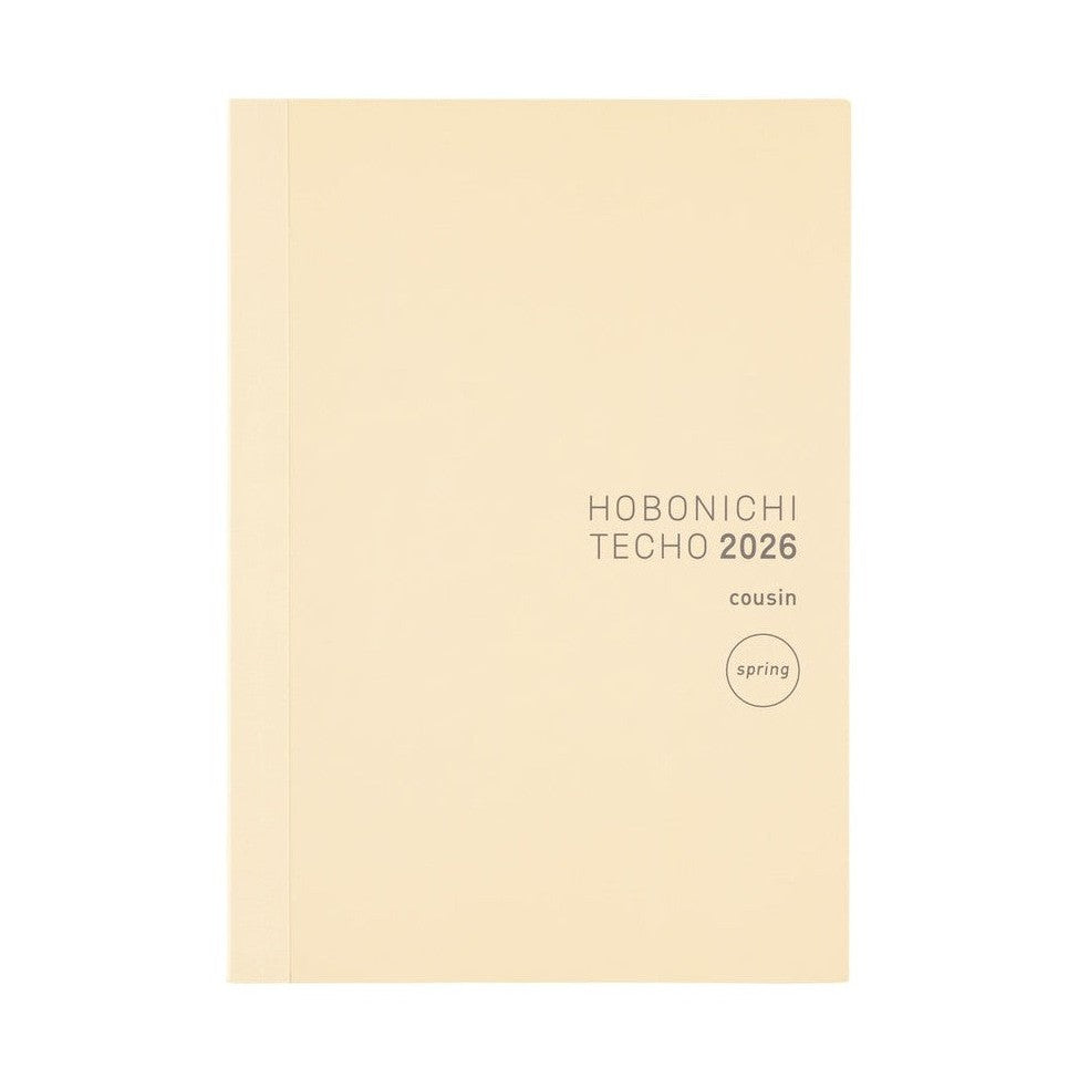 Hobonichi Techo 2026 Japanese Cousin Book A5 size/Daily/Apr start/Mon start