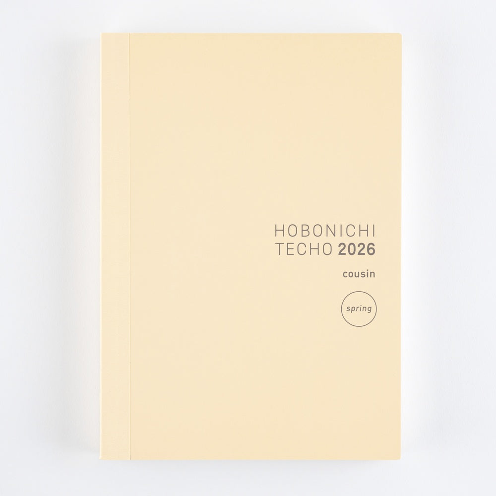 Hobonichi Techo 2026 Japanese Cousin Book A5 size/Daily/Apr start/Mon start