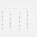 Hobonichi Techo 2026 Japanese Day-Free Book A6 size/Monthly/Jan start/Mon start