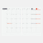 Hobonichi Techo 2026 Japanese Day-Free Book A6 size/Monthly/Jan start/Mon start