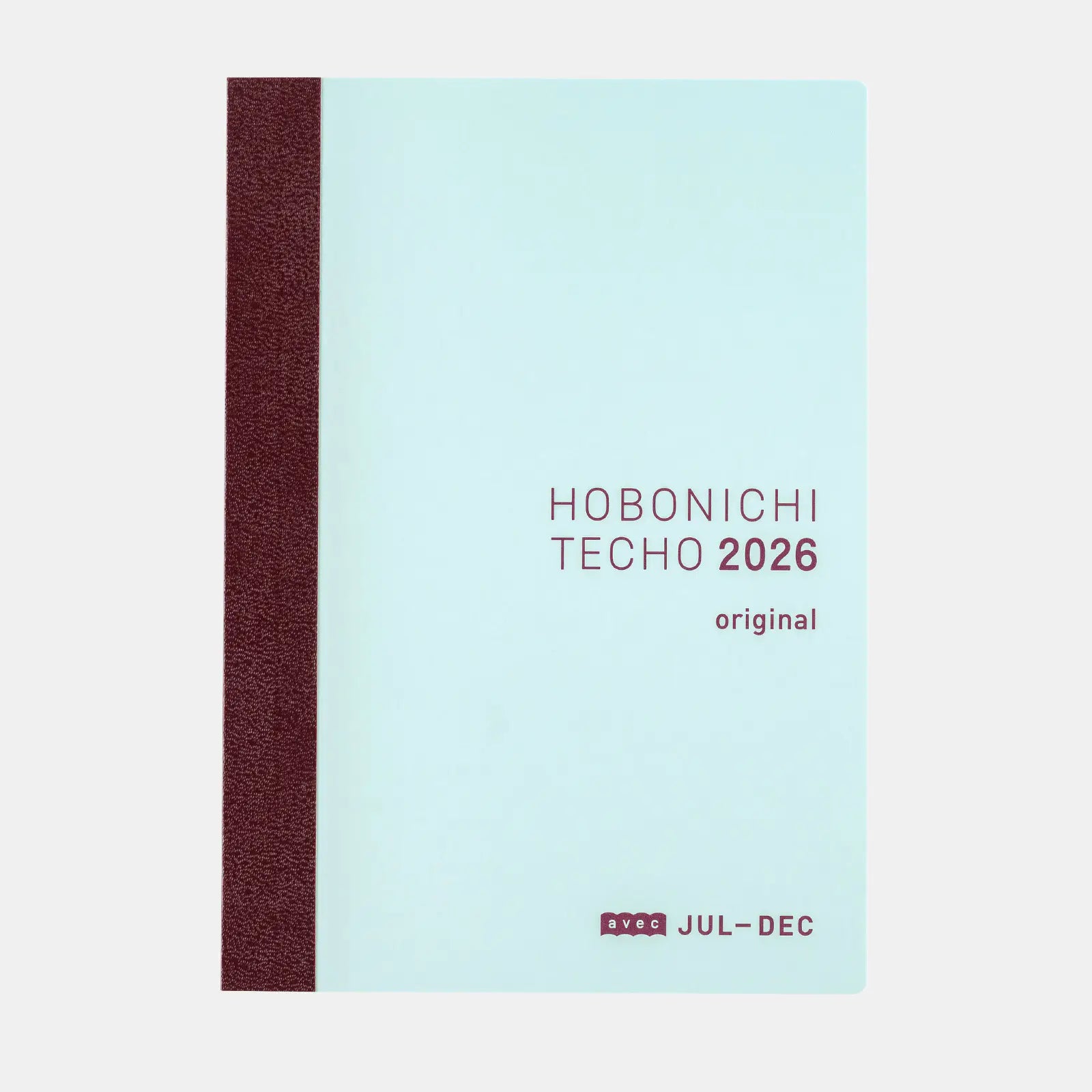 Hobonichi Techo 2026 Original Avec Book 2 [JPN/A6/Jul Start/Mon Start/6-Month]