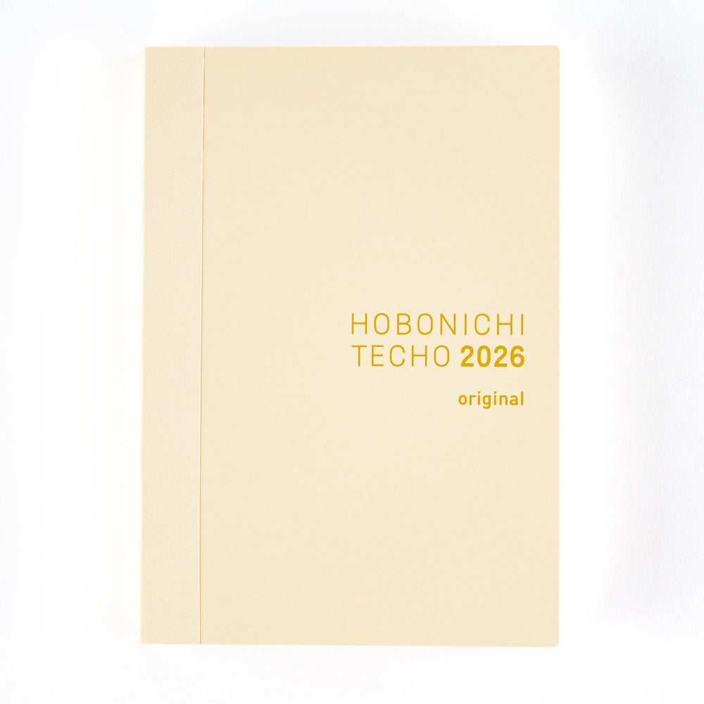 Hobonichi Techo 2026 Original Book - A6 size/Daily/Jan start/Mon start - English