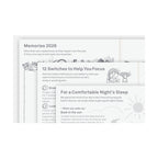 Hobonichi Techo 2026 Original Book - A6 size/Daily/Jan start/Mon start - English
